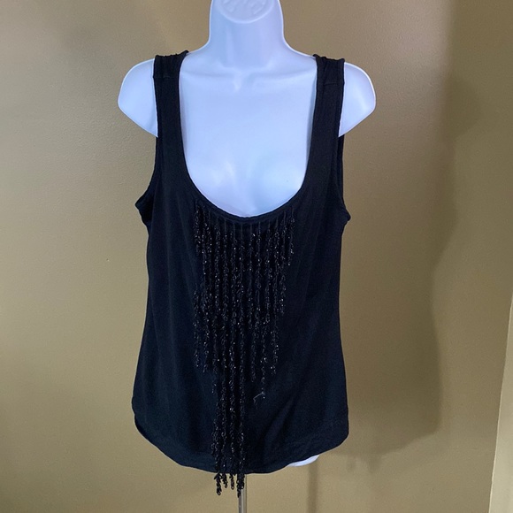 Diane Von Furstenberg Tops - Diane Von Furstenberg Sleeveless Rhinestone Shell Blouse